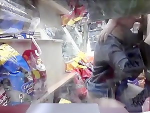 Security camera caught convenience store sex - myXclip