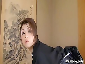 Japanese Milf Sayuri Shiraishi bangs hard
