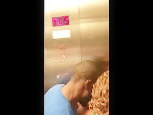 Sing in the elevator in front of friends