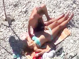 Couples having fun on the beach
