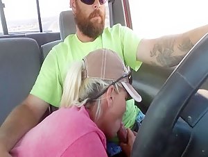 Sukie Rae gives a Blowjob while driving. Part 1